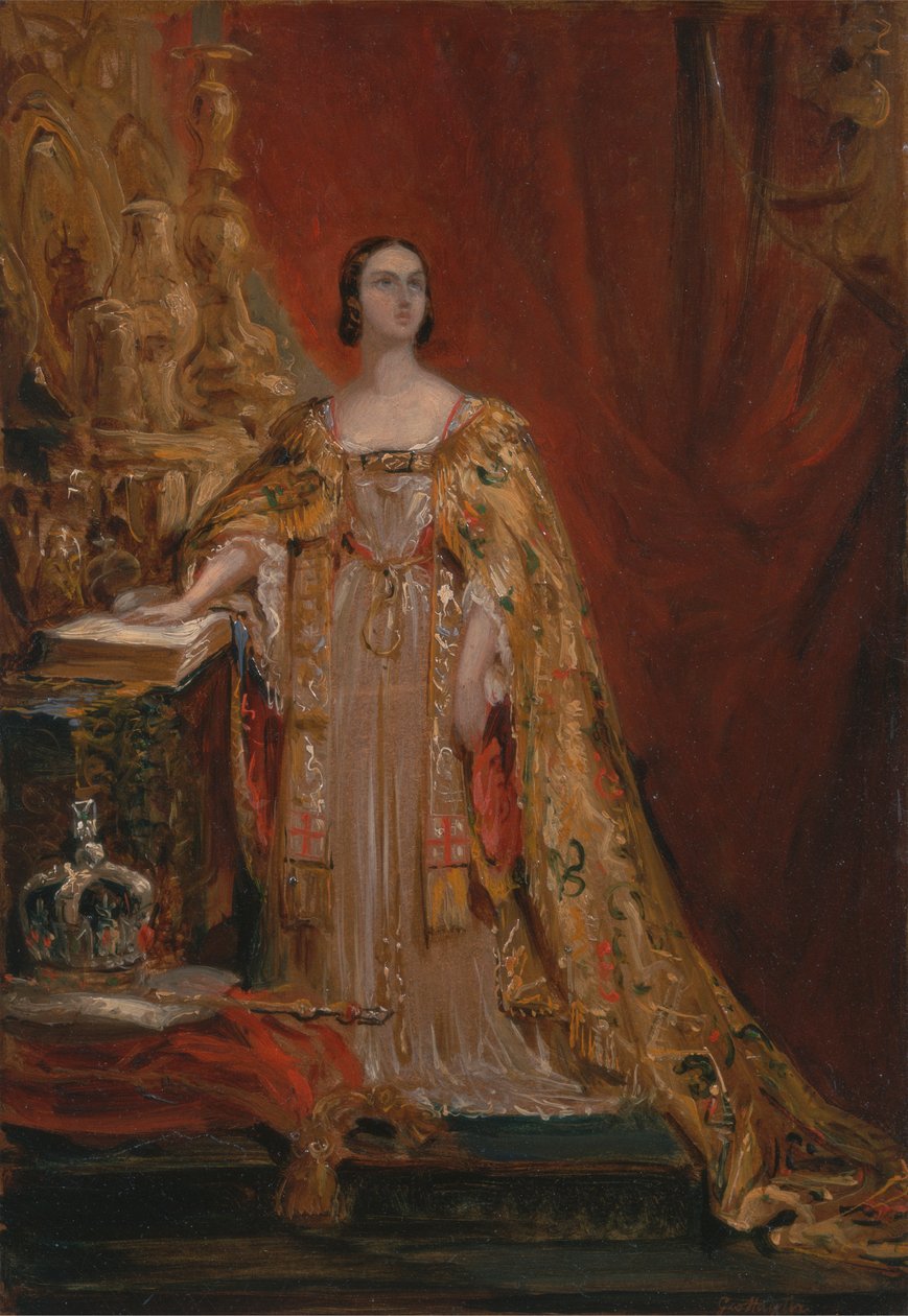 Juramento de Coroação da Rainha Vitória, 28 de Junho de 1838 de Sir George Hayter