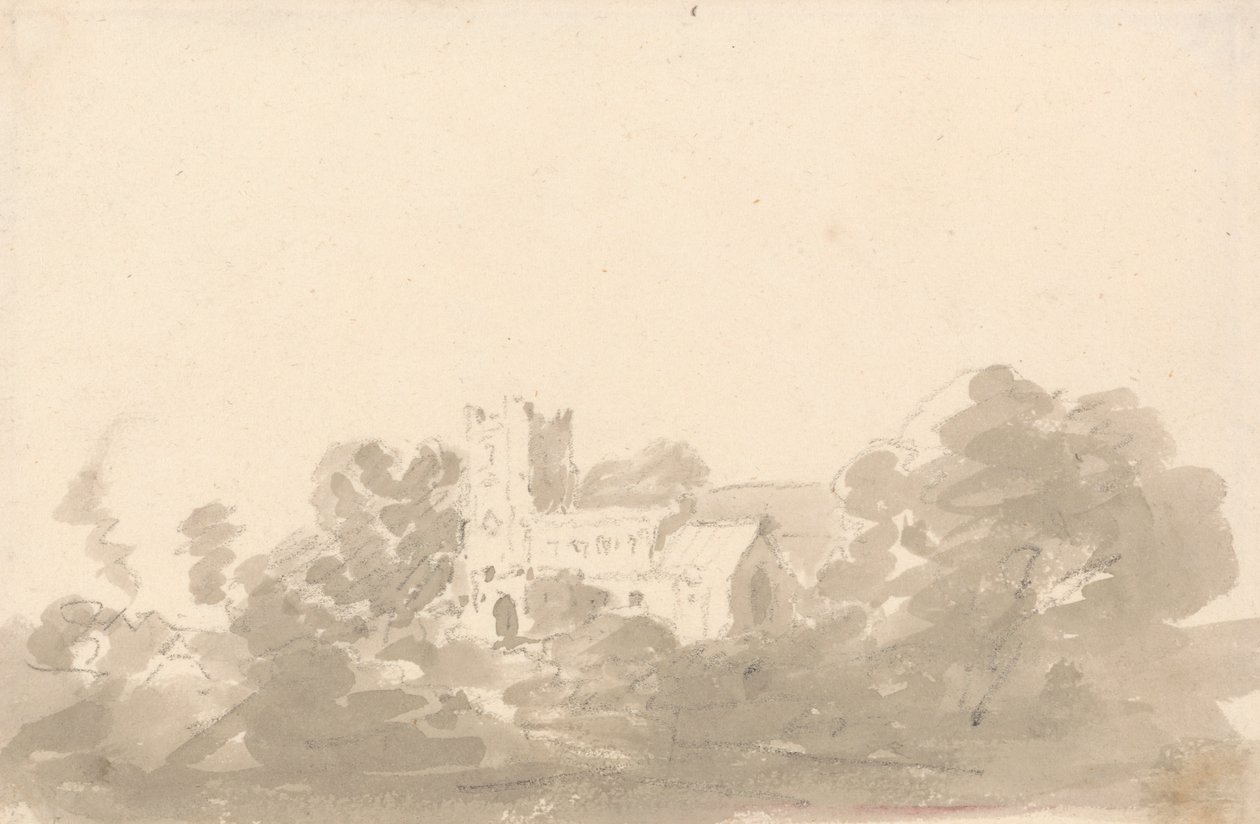 Igreja nas Árvores de Sir George Howland Beaumont seventh Baronet