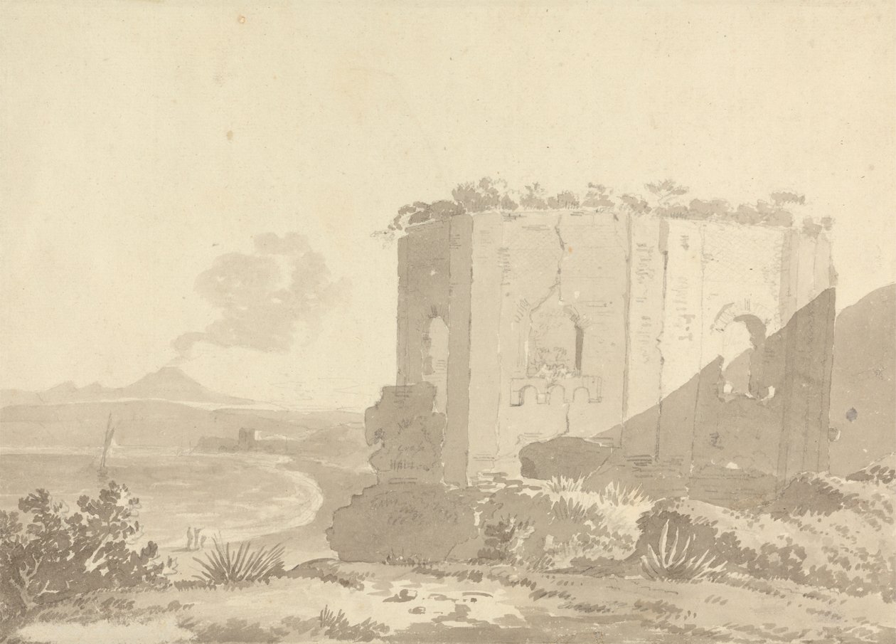 Templo de Vénus segunda-feira, 18 de Março de 1782 de Sir George Howland Beaumont seventh Baronet