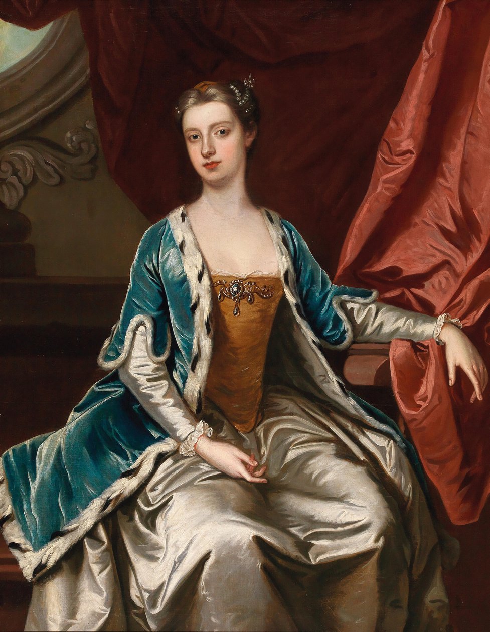 Retrato de Lady Mary Wortley Montagu 1689-1762. de Sir Gotfrey Kneller