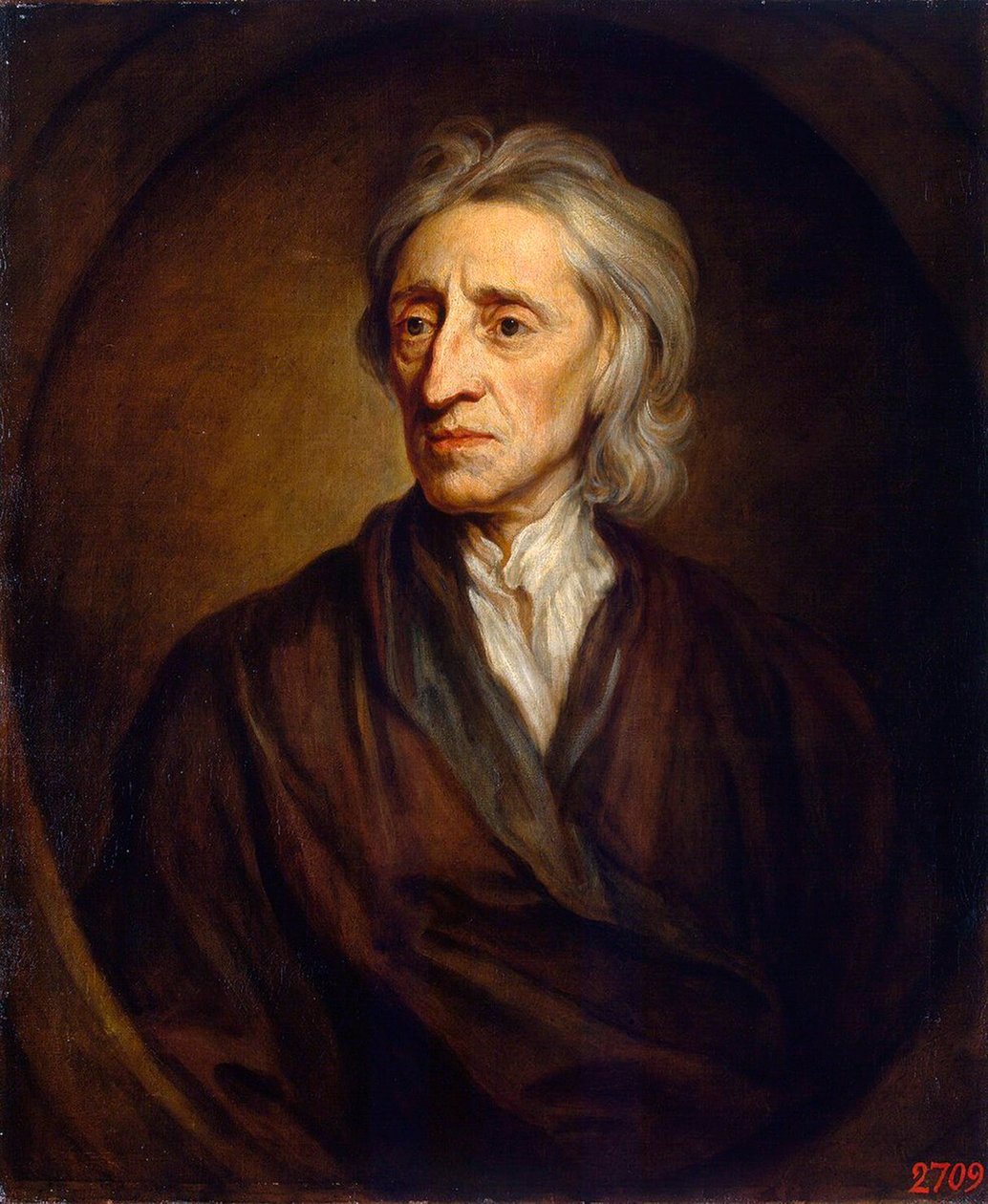 Retrato do médico e filósofo John Locke