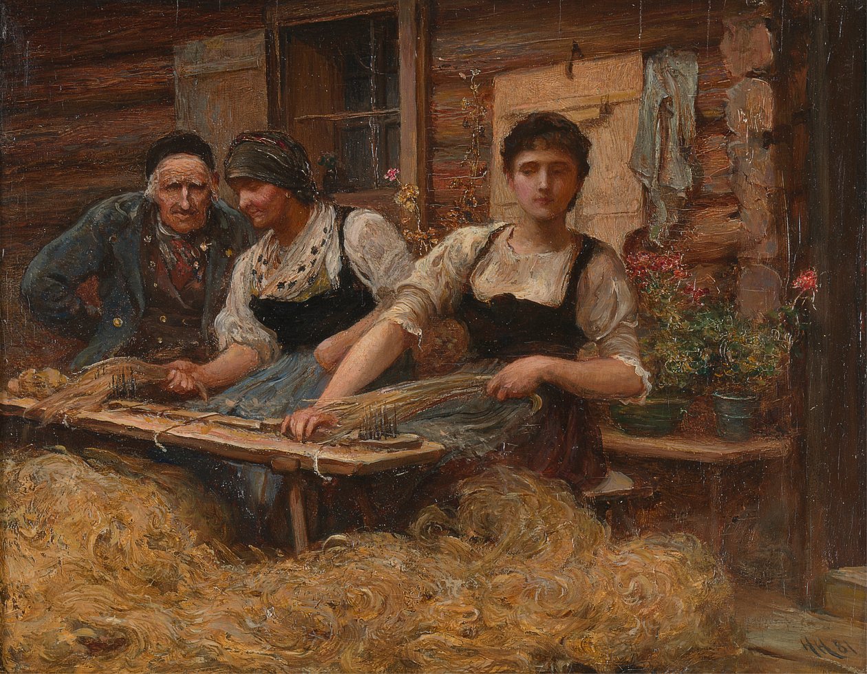 Lã de cardagem de Sir Hubert von Herkomer