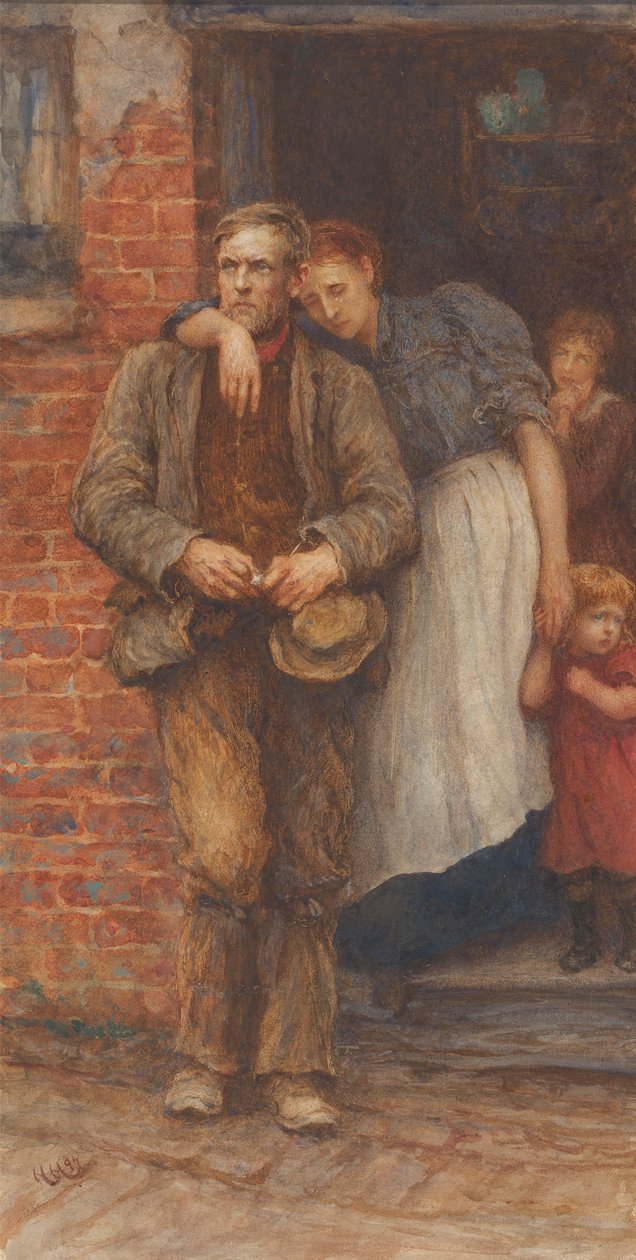Em greve de Sir Hubert von Herkomer