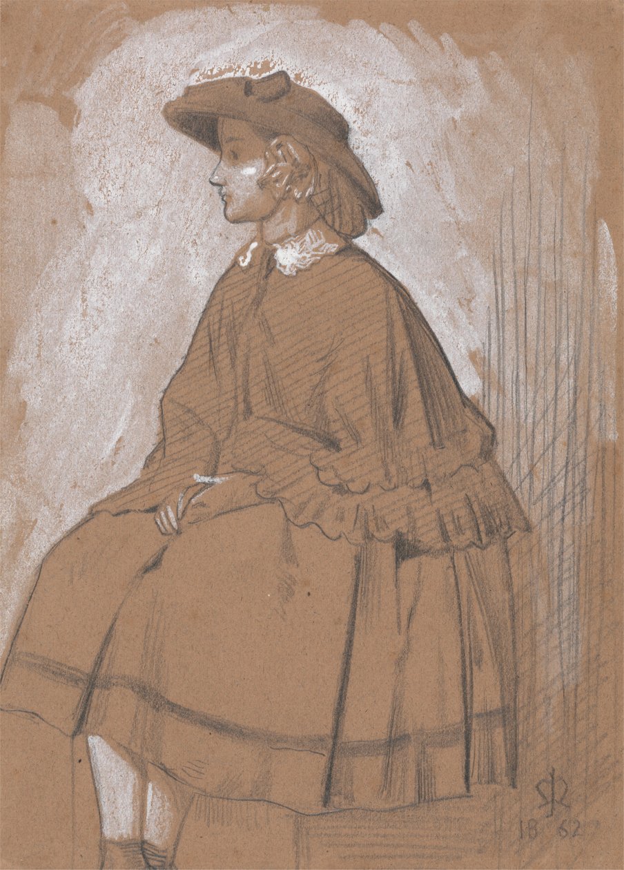 Estudo de uma rapariga de Sir John Everett Millais