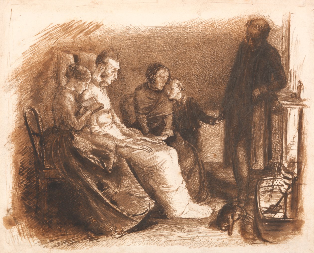 O Homem Moribundo de Sir John Everett Millais