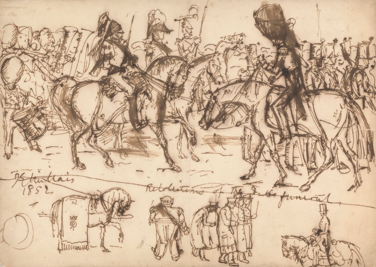 O Funeral do Duque de Wellington de Sir John Everett Millais