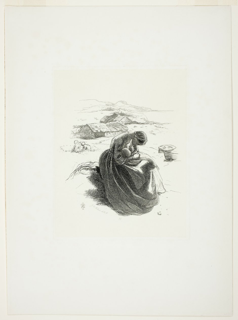A jovem mãe de Sir John Everett Millais