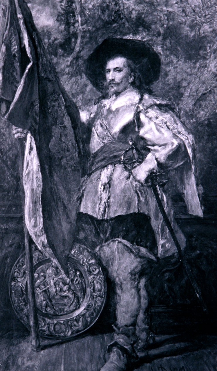 Um porta-estandarte, 1897 de Sir John Gilbert