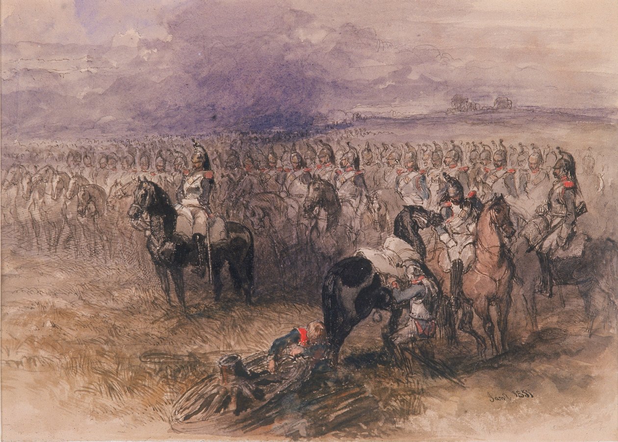 cavalaria francesa, 1851 de Sir John Gilbert