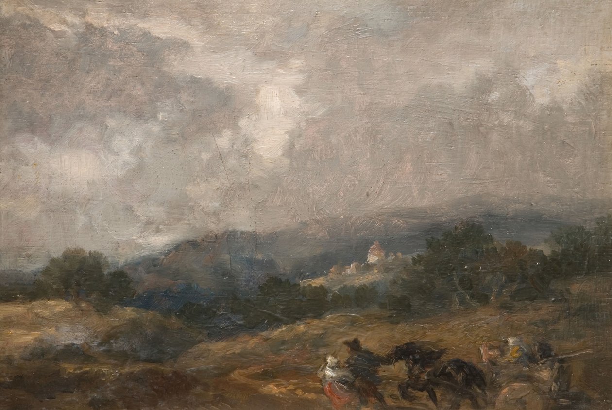 Esboço de paisagem, 1877. de Sir John Gilbert