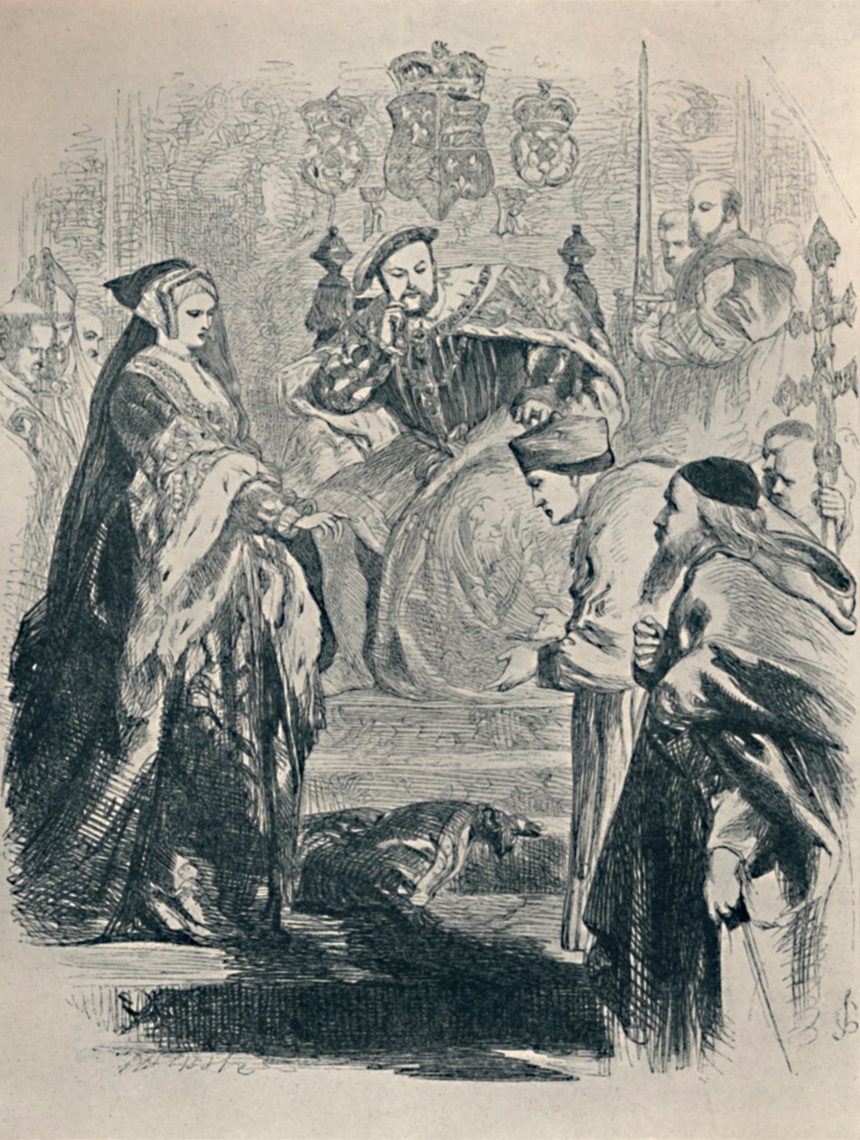 Rainha Catarina: Lorde Cardeal, -Para você eu falo .., c1890, 1923 de Sir John Gilbert