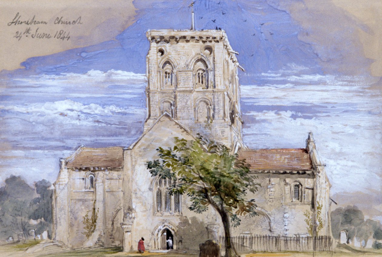 Igreja Shoreham, Kent, 1844 de Sir John Gilbert