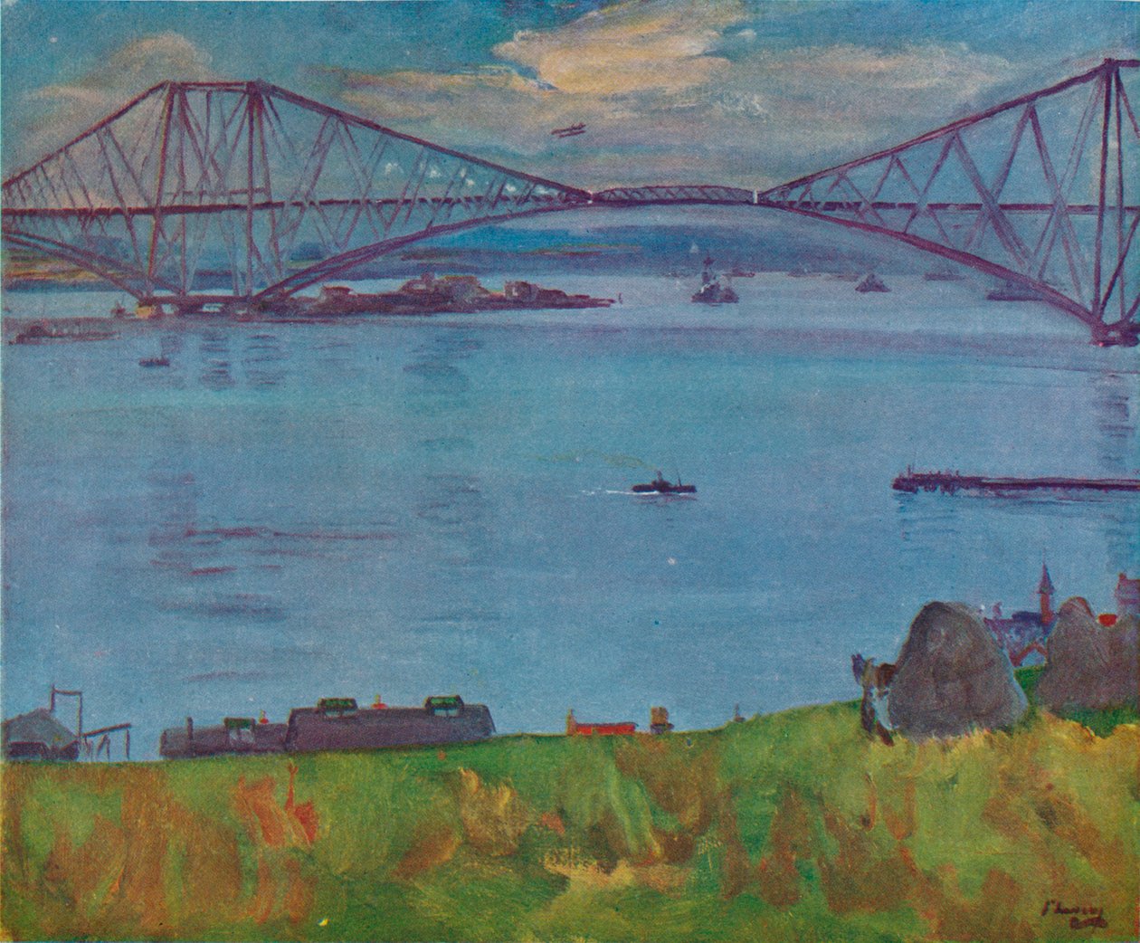 A quarta ponte, 1914, 1918 de Sir John Lavery