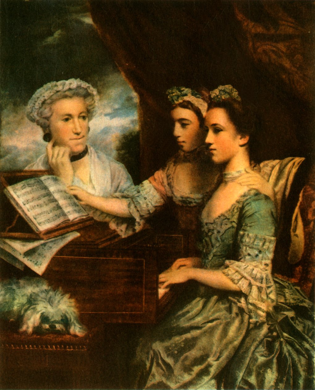 Sra. Paine e suas filhas, c1767, 1942. de Sir Joshua Reynolds