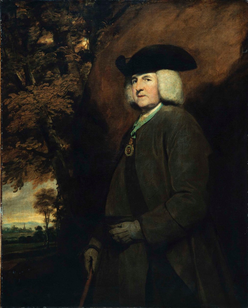 Retrato de Richard Robinson, 1º Barão Rokeby 1708-1794, Arcebispo de Armagh, 1771-1775. de Sir Joshua Reynolds