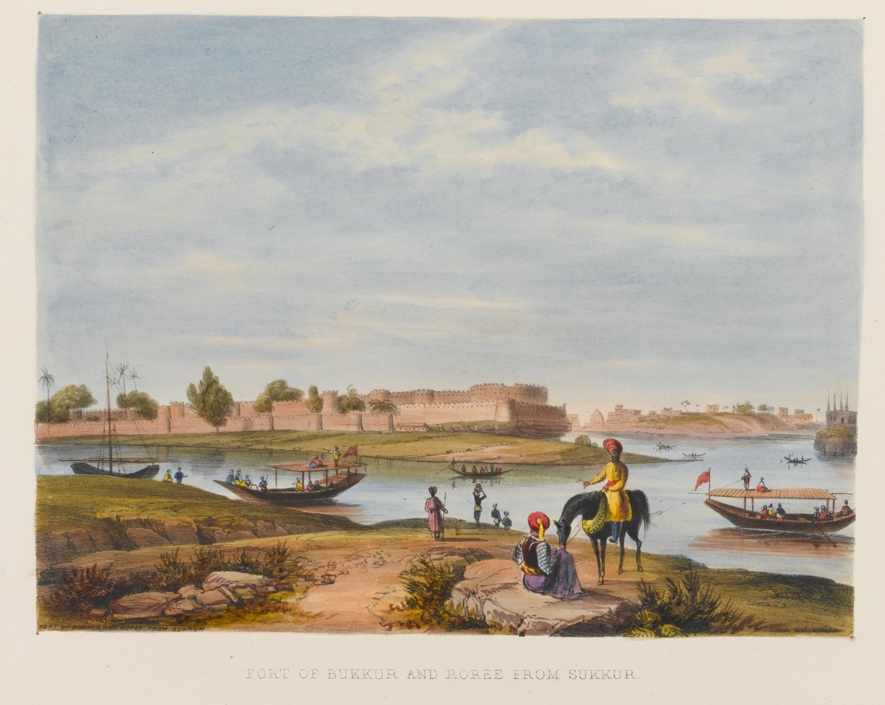 Forte de Bukkur e Roree de Sukkur de Sir Keith A. Jackson