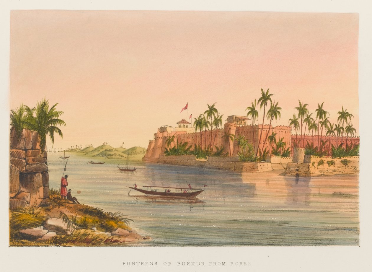 Fortaleza de Bukkur de Roree de Sir Keith A. Jackson