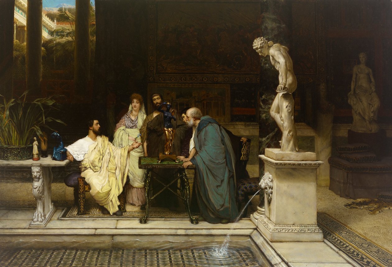 Um amante da arte de Sir Lawrence Alma Tadema
