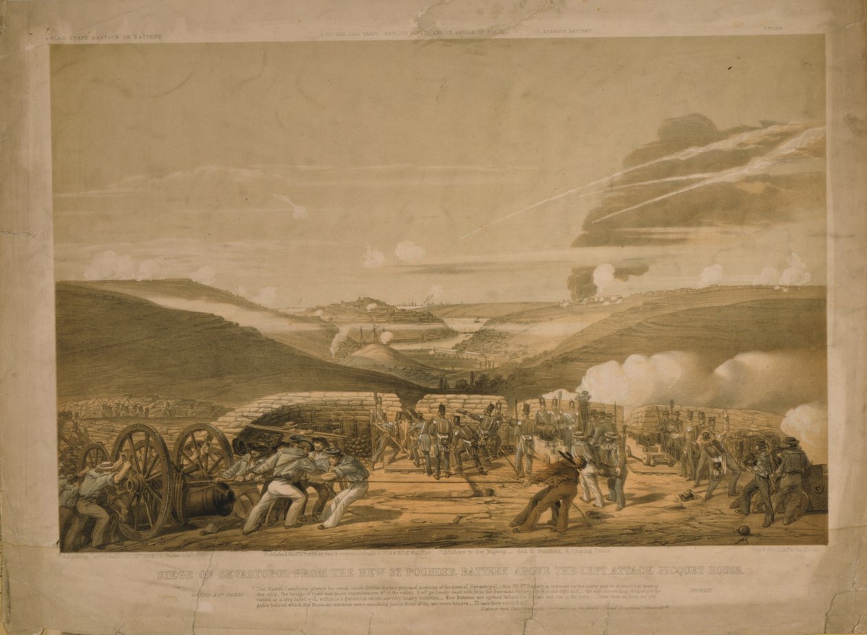 O Cerco de Sevastopol, 1854 de Sir Michael Anthony Shrapnel Biddulph