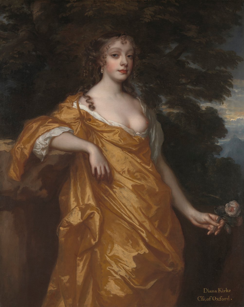 Diana Kirke, mais tarde Condessa de Oxford de Sir Peter Lely