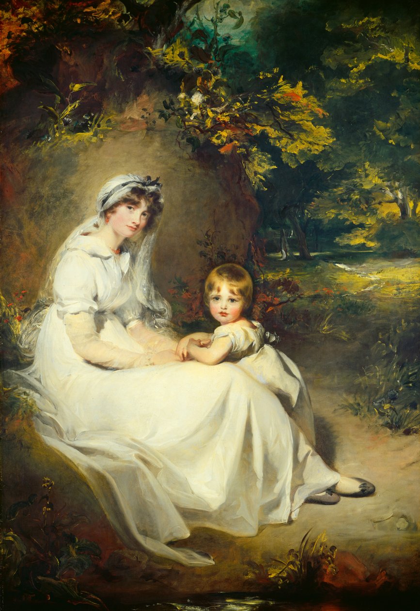 Lady Mary Templetown e seu filho mais velho de Sir Thomas Lawrence