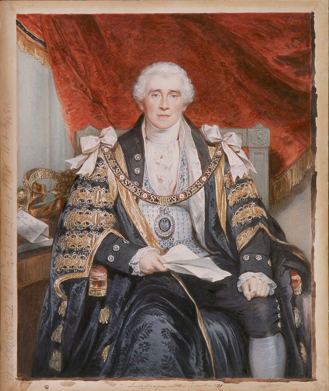 John Crowder, Lord Mayor de Londres, c1829 de Sir William Charles Ross