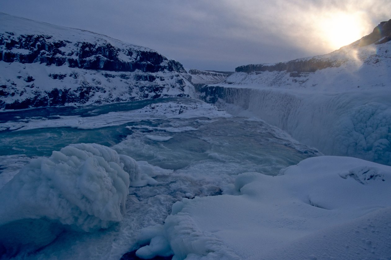 Islândia: Gulfoss, cascata, 2022 (foto) de Sisse Brimberg