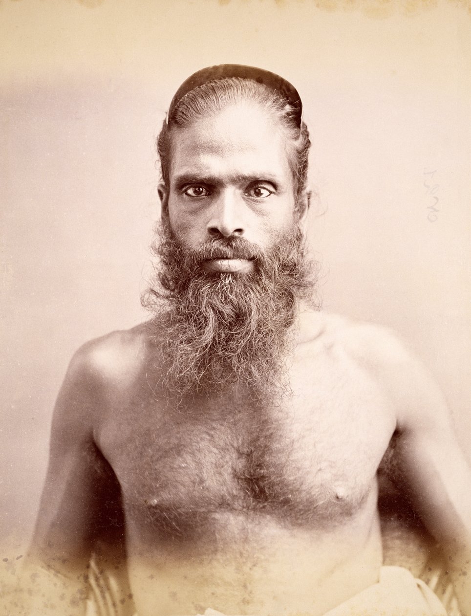 Homem cingalês, publicado em 1880 (impressão de albume) de Skeen and Co.