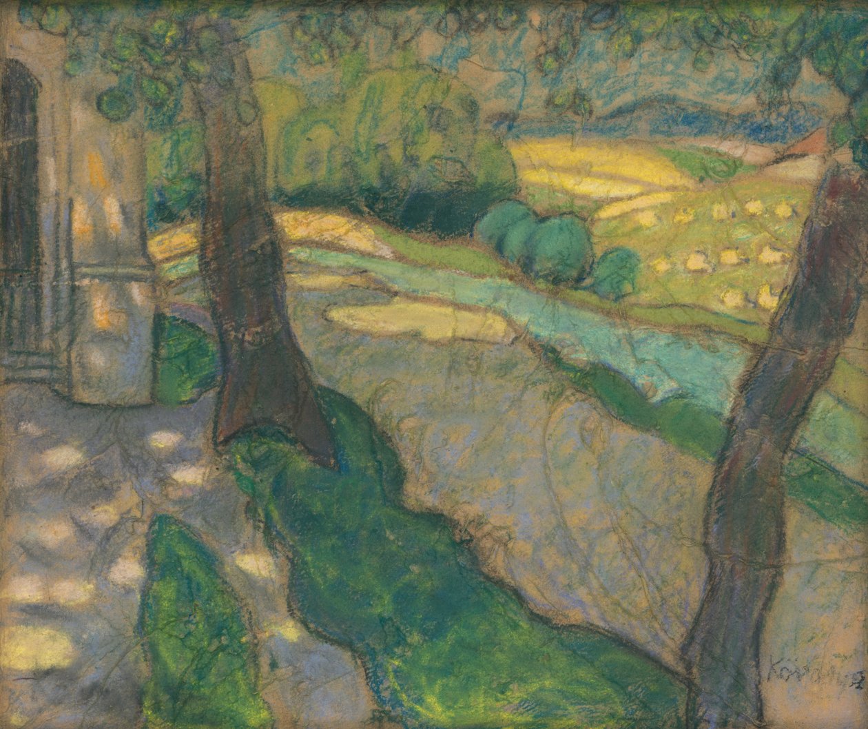 Morro perto de Kosice, 1910-14 de Slovakian School