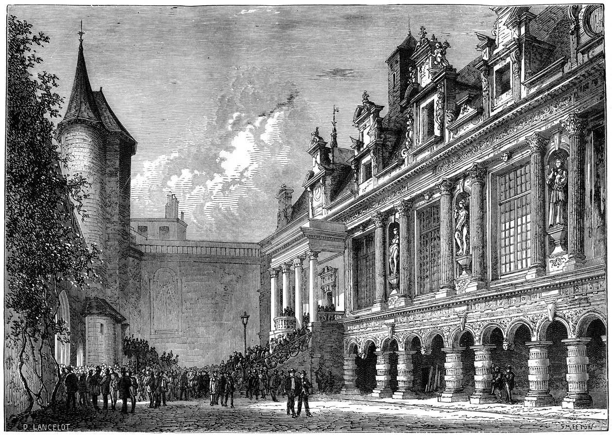 Prefeitura em La Rochelle, França, 1882-1884 de Smeeton