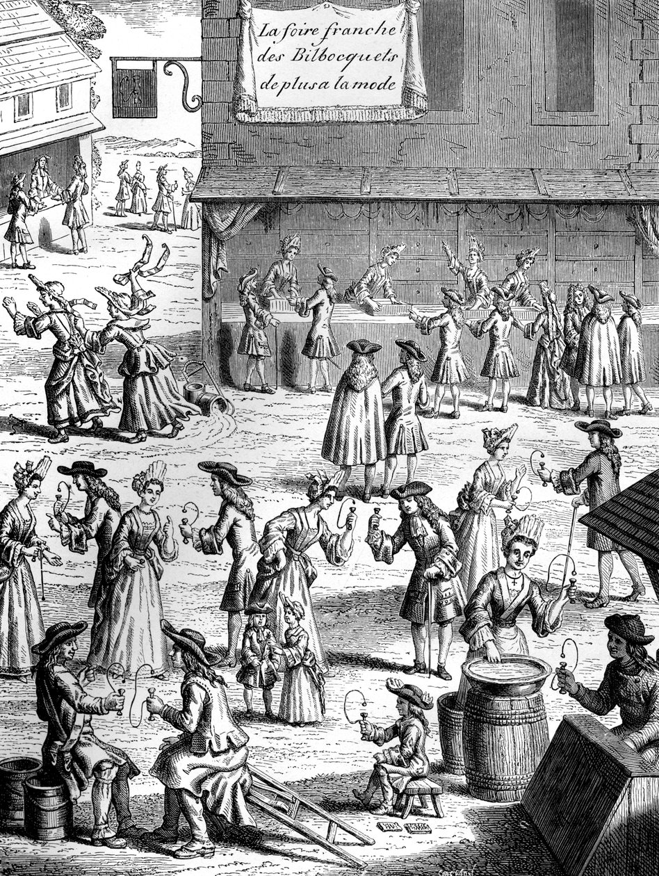 Copo e feira de bola, durante o reinado de Louis XIV, França, século XVII 1882-1884. de Smeeton