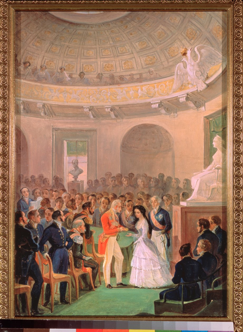Auto-retrato durante a Recompensa por uma Medalha de Ouro na Academia de Artes de Sofia Vasilyevna Sukhovo Kobylina