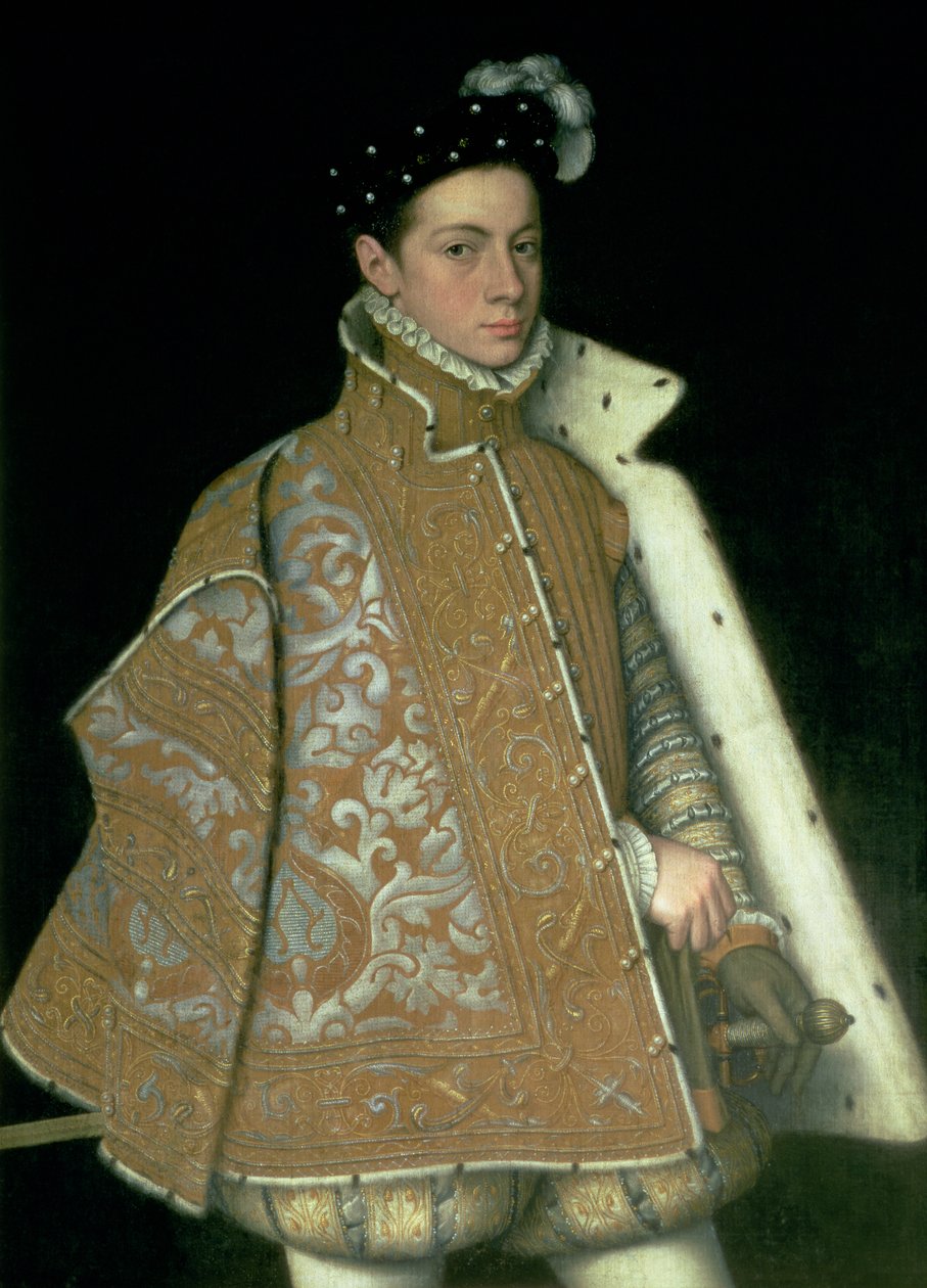 Alessandro Farnese (1546-92), mais tarde governador dos Países Baixos (1578-86), filho de Margarida de Parma (1522-86) e Ottavio Farnese, duque de Parma (1520-86), c.1561 de Sofonisba Anguissola