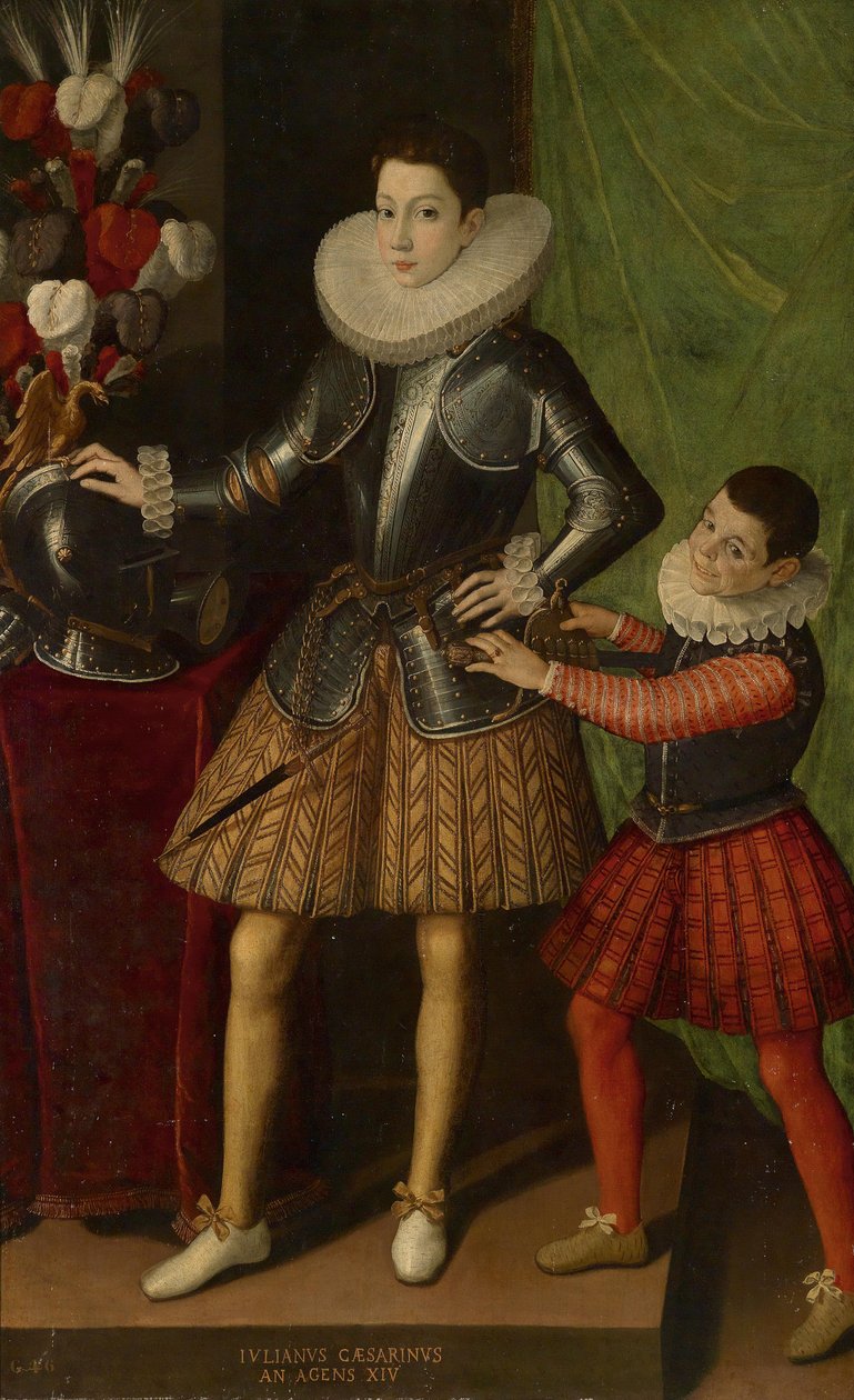 Giuliano Cesarini, o Jovem, 1466-1510, 14 anos, ca 1586 de Sofonisba Anguissola