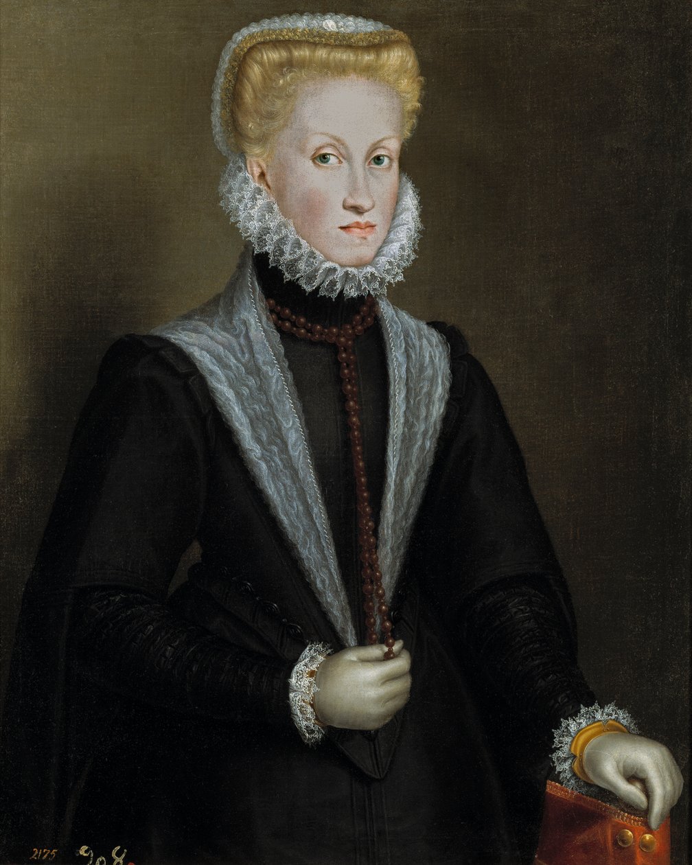Retrato de Ana de Áustria (1549-1580) de Sofonisba Anguissola