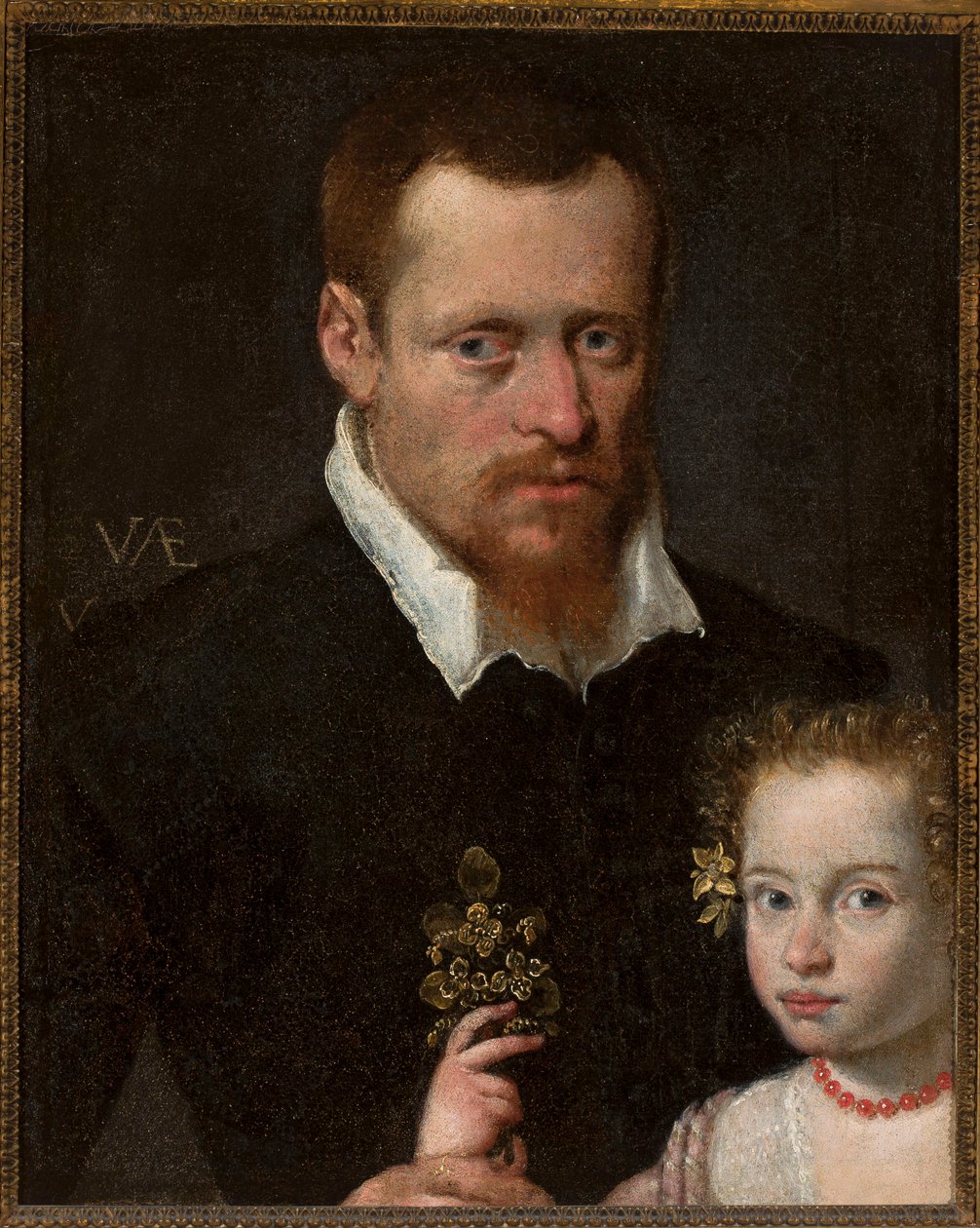 Retrato de um homem com a filha de Sofonisba Anguissola