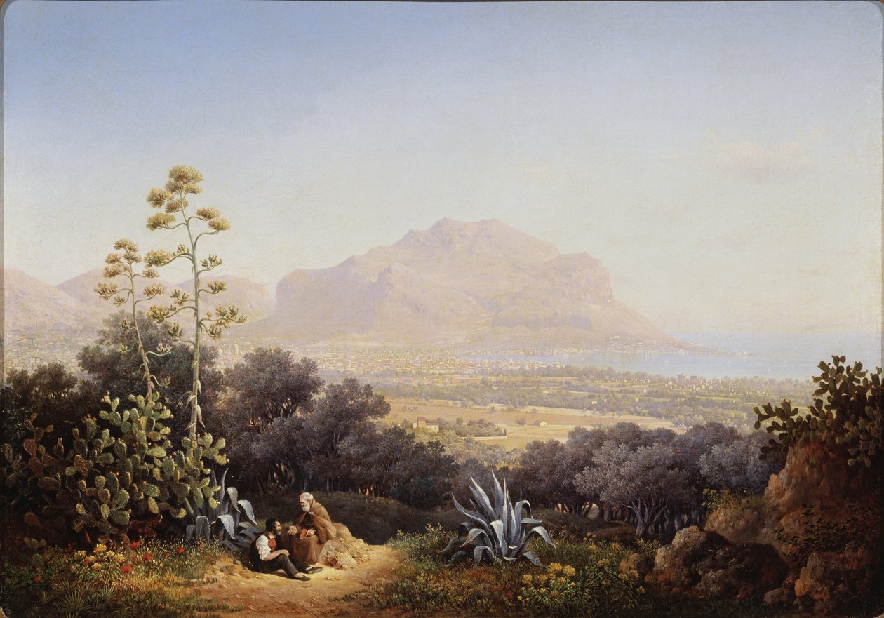 Vista de Palermo, 1845 de Sokrat Maximovich Vorobyev