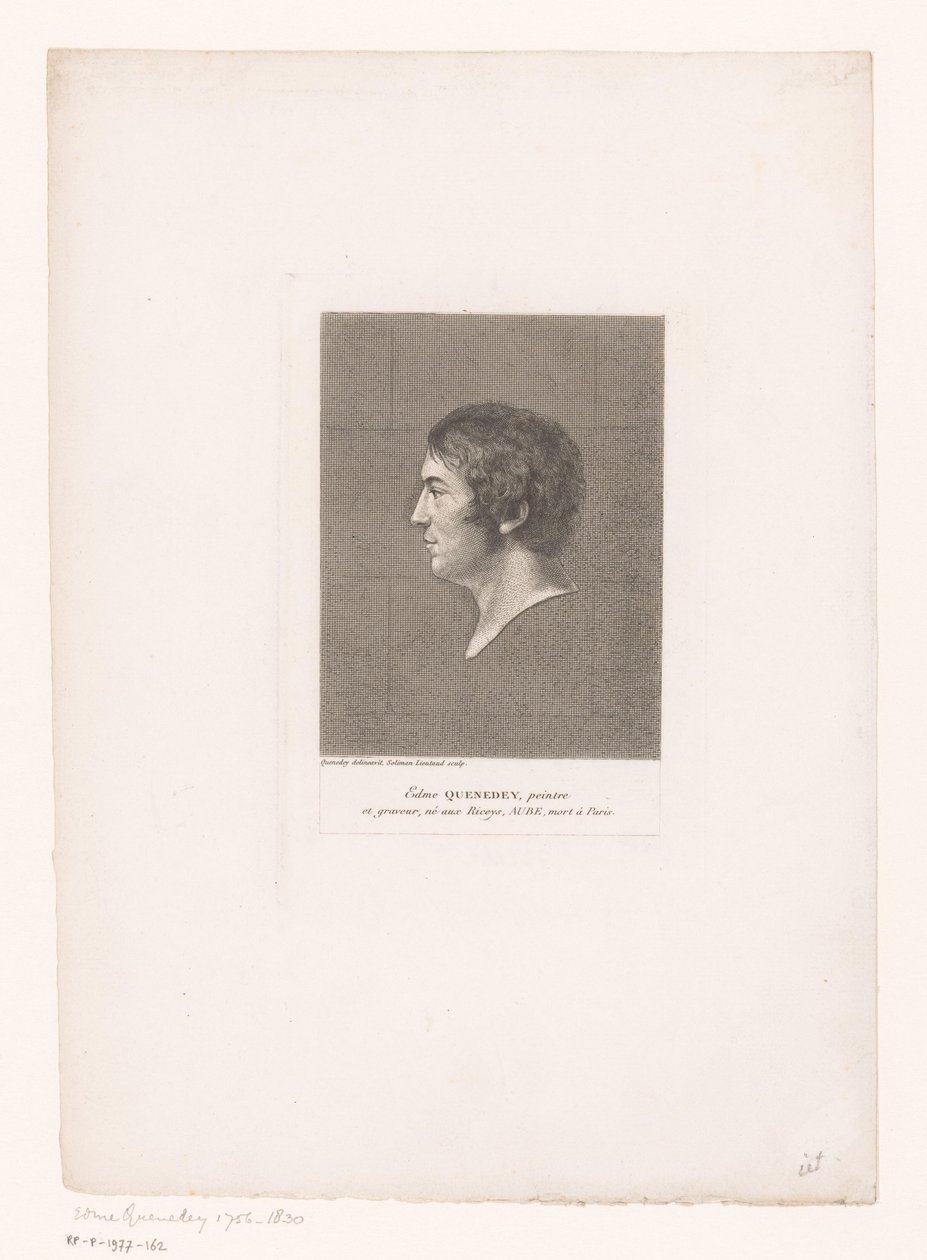 Portret de Edme Quenedey de Soliman Lieutaud