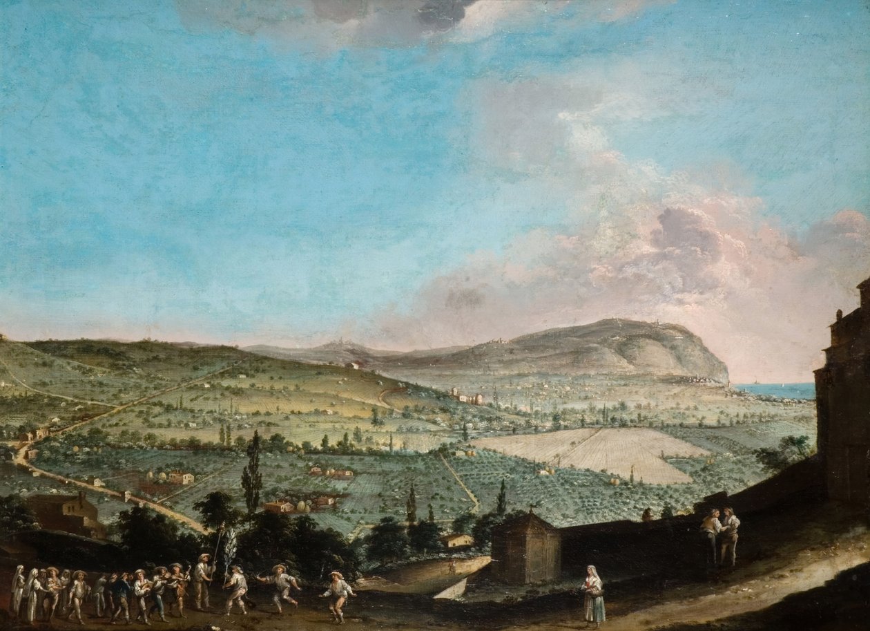 Paisagem italiana, 1750-1800. de Soloman Delane