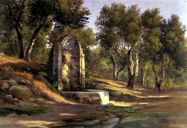 Via Appia Antica em Roma de Solomon Corrodi