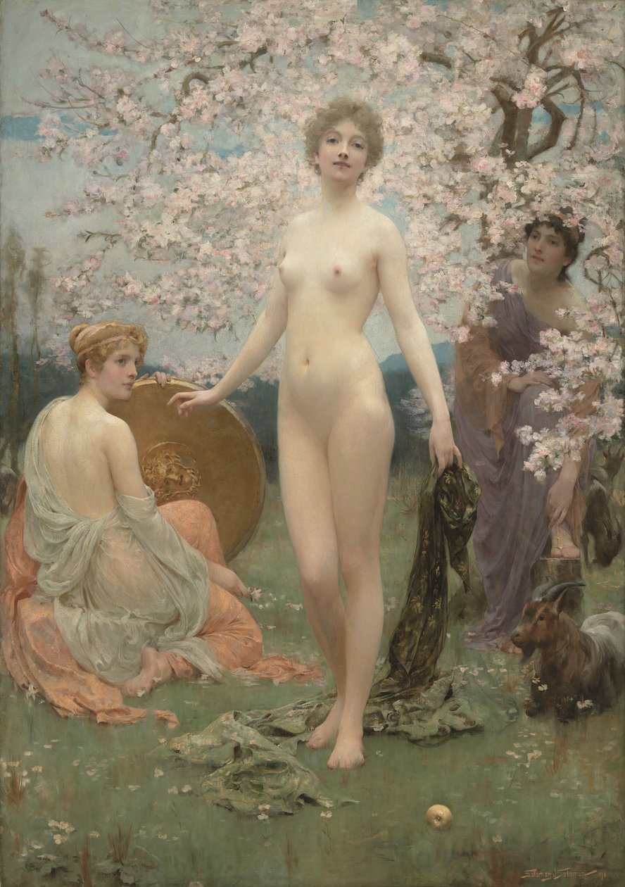 O Julgamento de Paris de Solomon Joseph Solomon