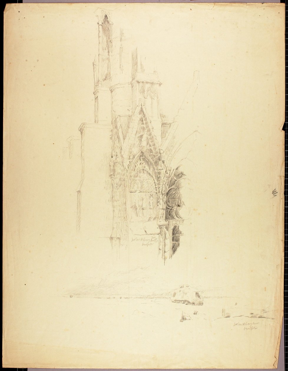 Fachada da catedral de Solon H. Borglum