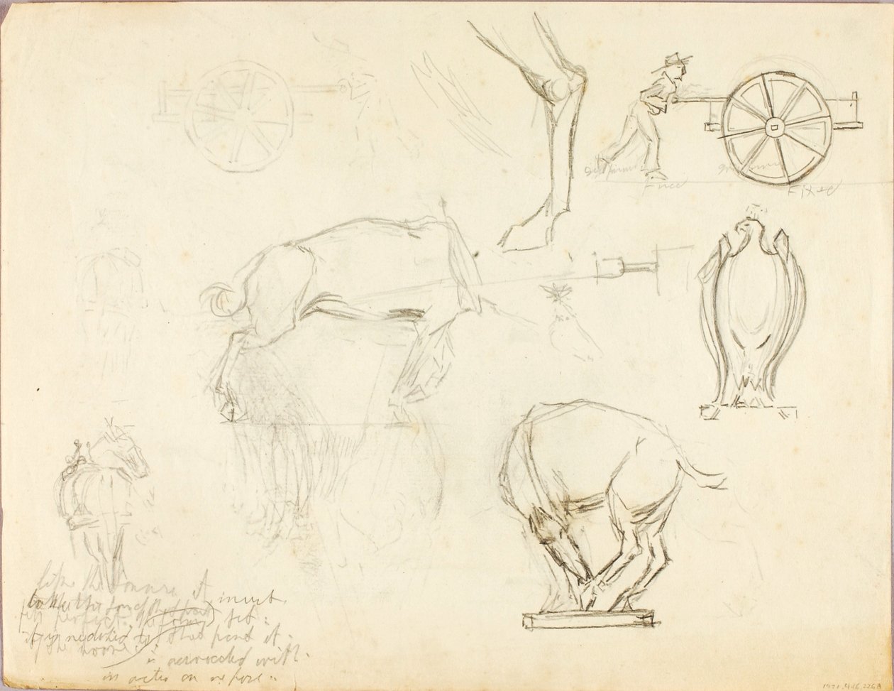 Esboços de Solon H. Borglum