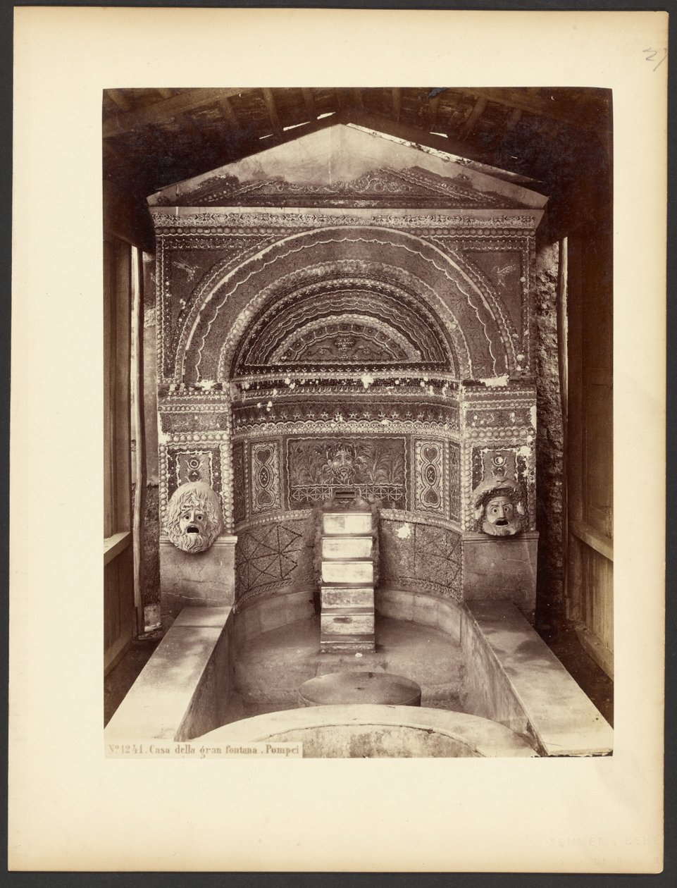 Casa da grande fonte. Pompeia. de Sommer and Behles