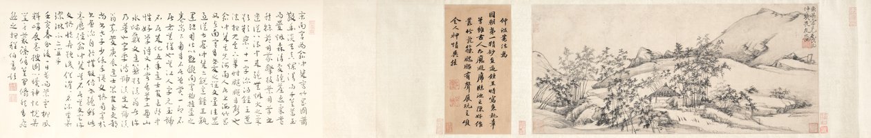 Paisagem com bambu, 1300. de Song Ke