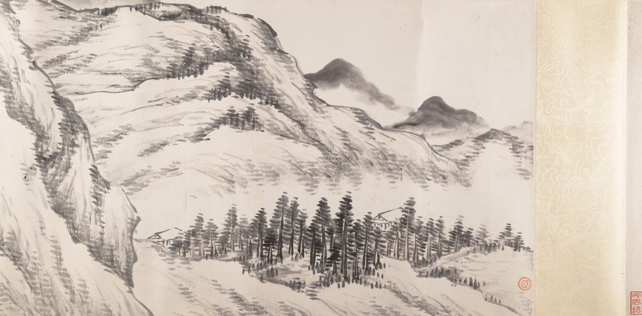 Paisagem, datada de 1898. de Song Nian