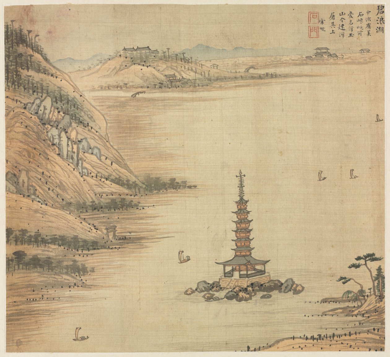 Como Lake, 1500s. de Song Xu