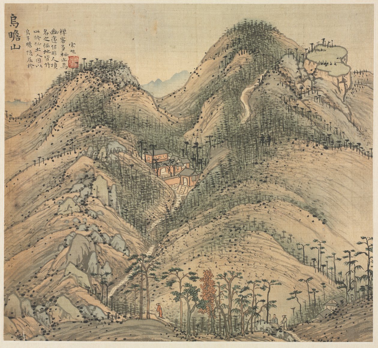 Monte Wuzhan, 1500s. de Song Xu