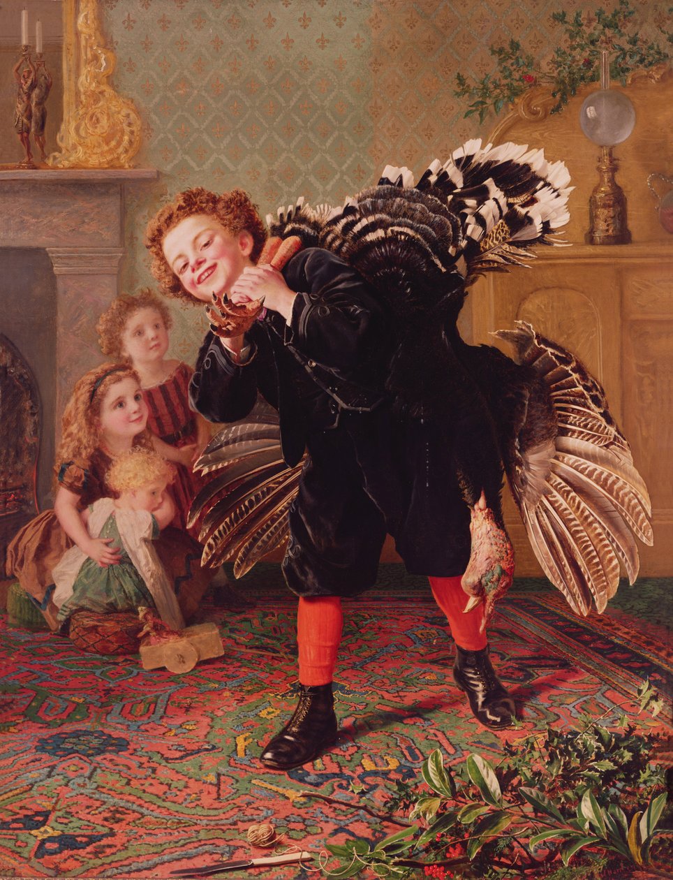 Aqui vem o Gobbler ..., c.1877 de Sophie Gengembre Anderson