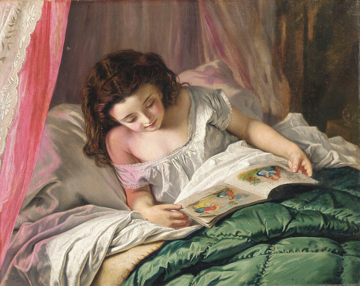 Tempo de leitura de Sophie Gengembre Anderson
